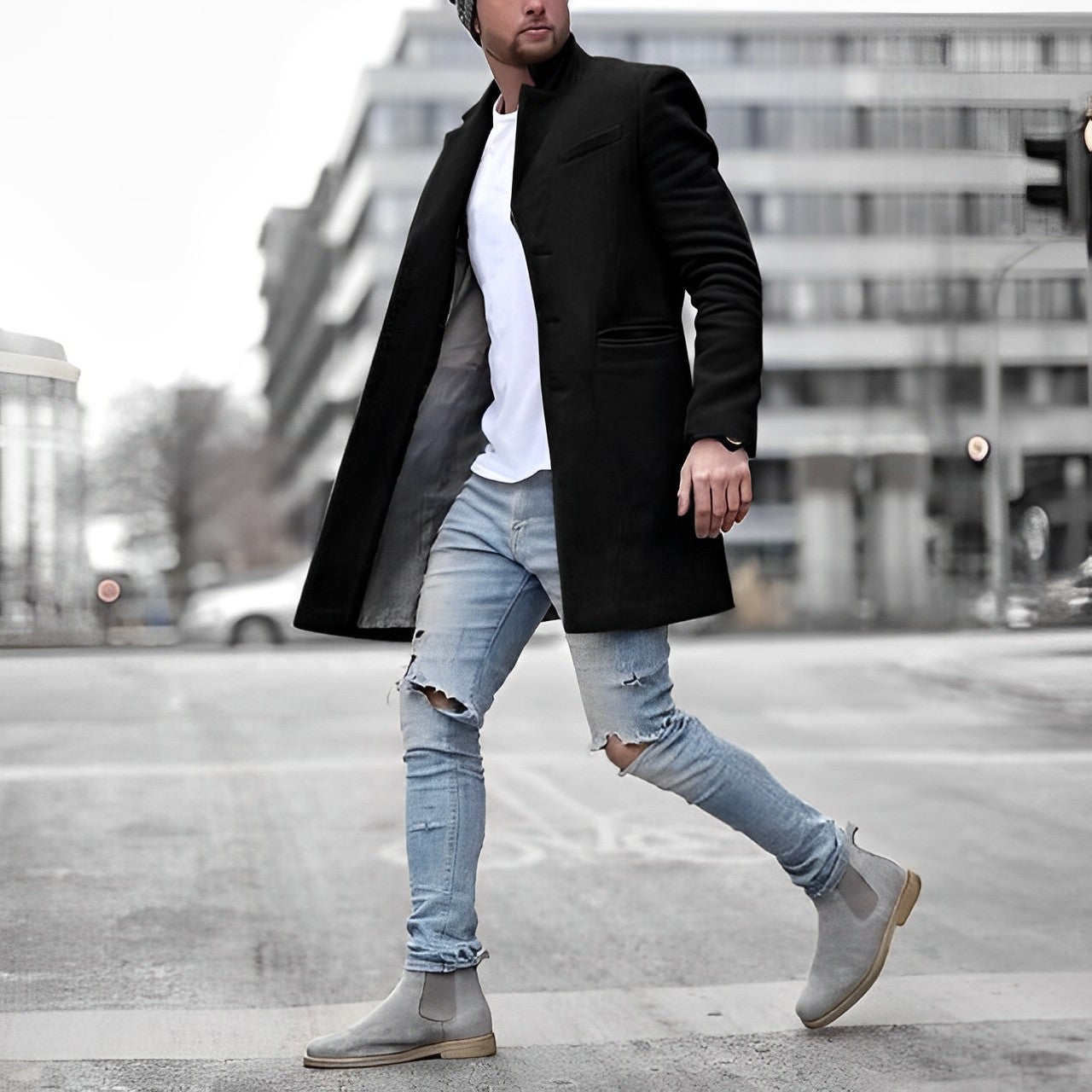 Warme en Elegante Winterjas voor Mannen