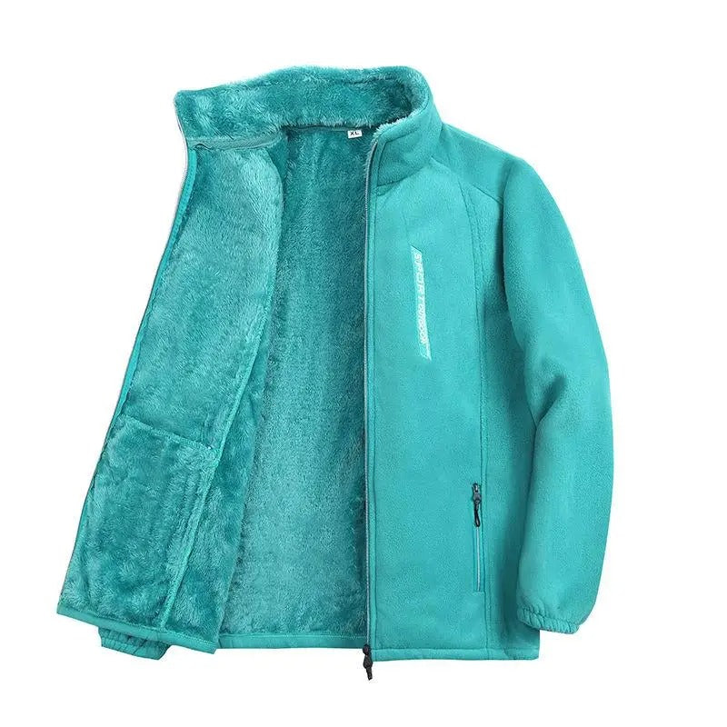 Warme fleece winterjas voor dames