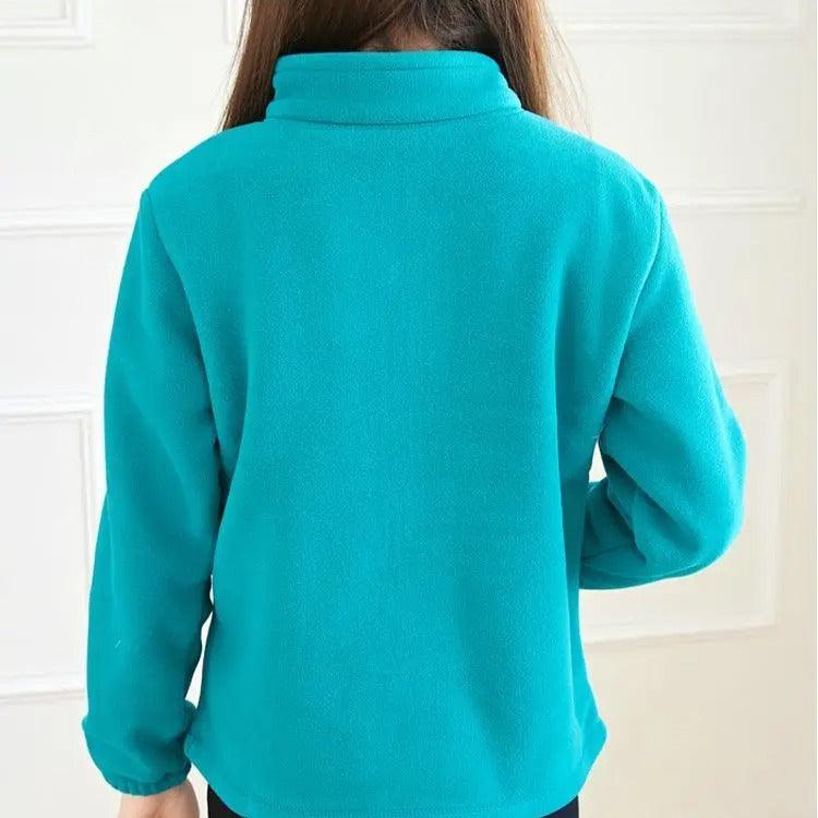 Warme fleece winterjas voor dames