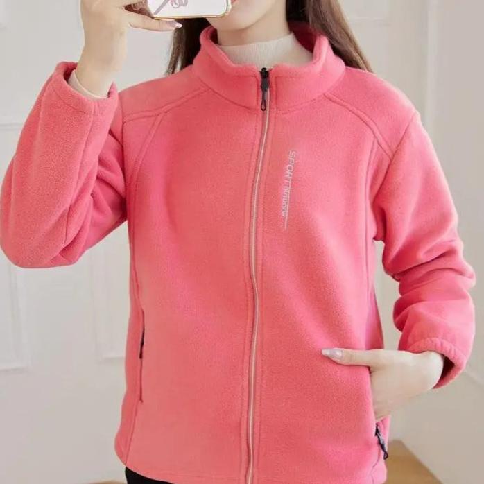 Warme fleece winterjas voor dames