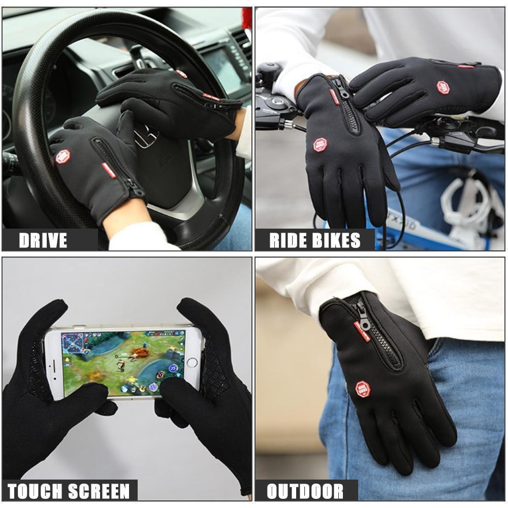 Warme Thermische Handschoenen voor Fietsen, Hardlopen, Rijden