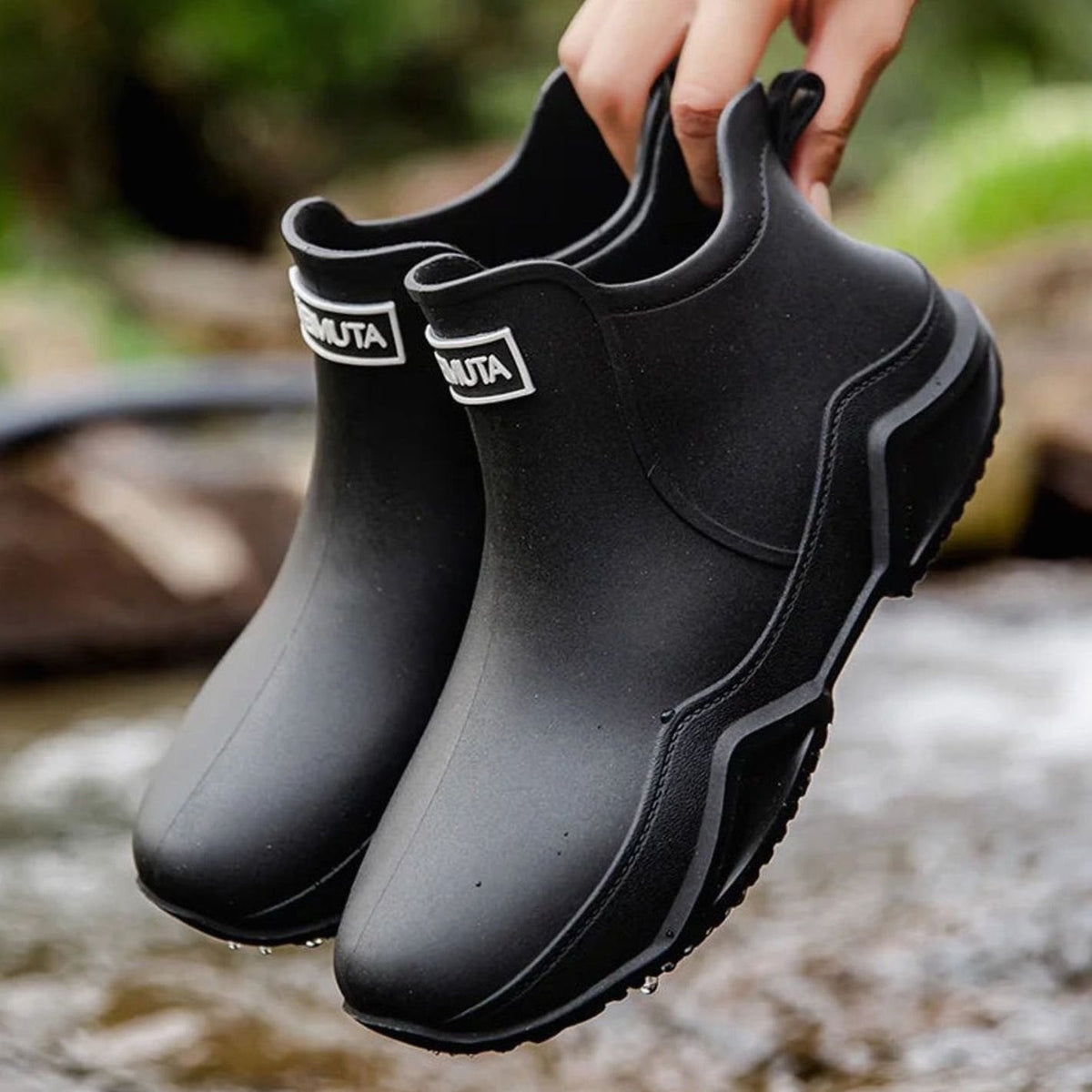 Waterdichte chelsea regenlaarzen voor dames - Outdoor instaplaarzen