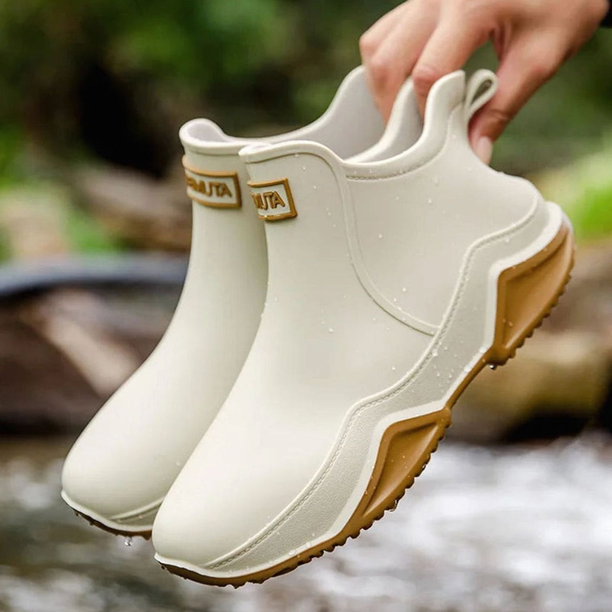 Waterdichte chelsea regenlaarzen voor dames - Outdoor instaplaarzen