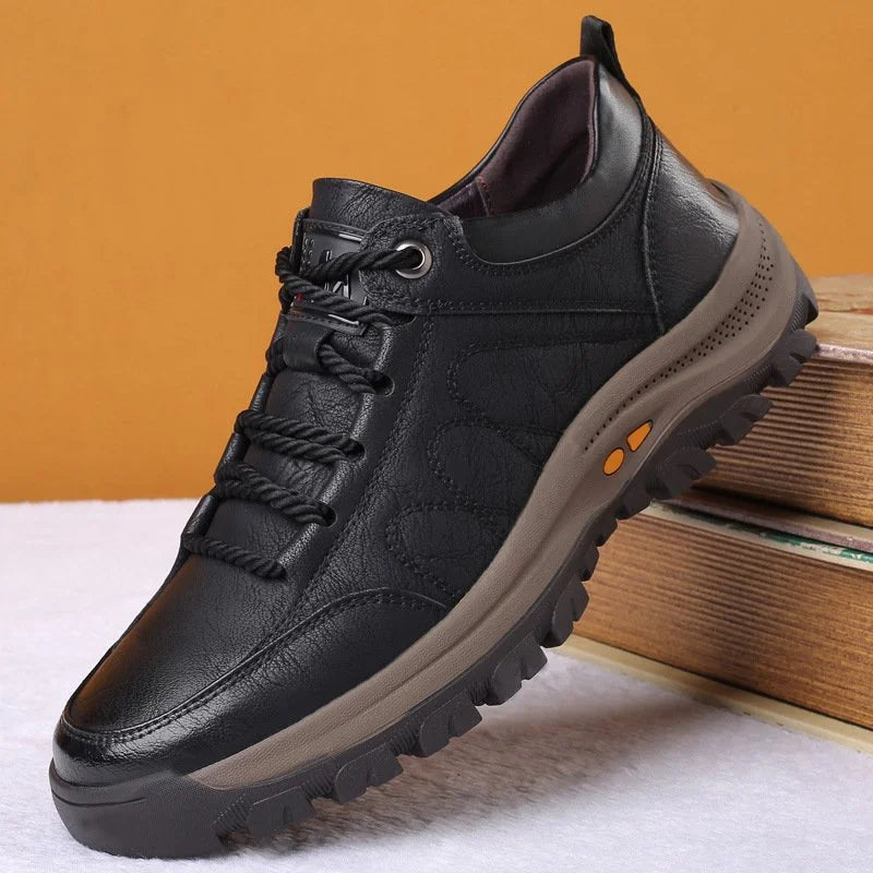 Waterdichte orthopedische leren ondersteunende schoenen