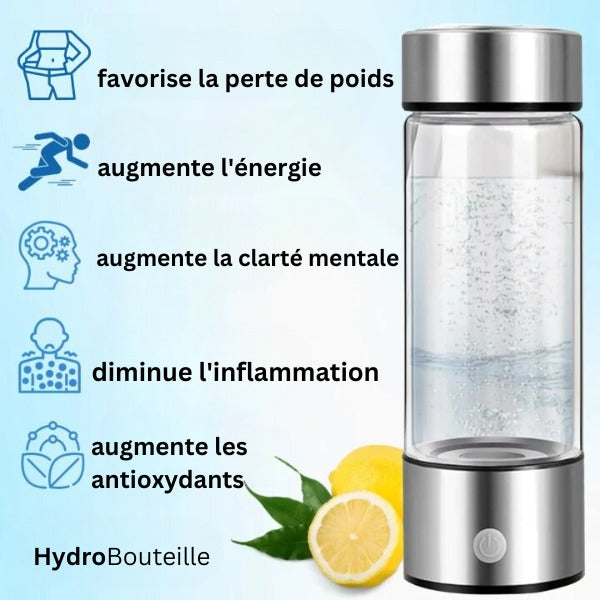 Waterfles voor Waterstof