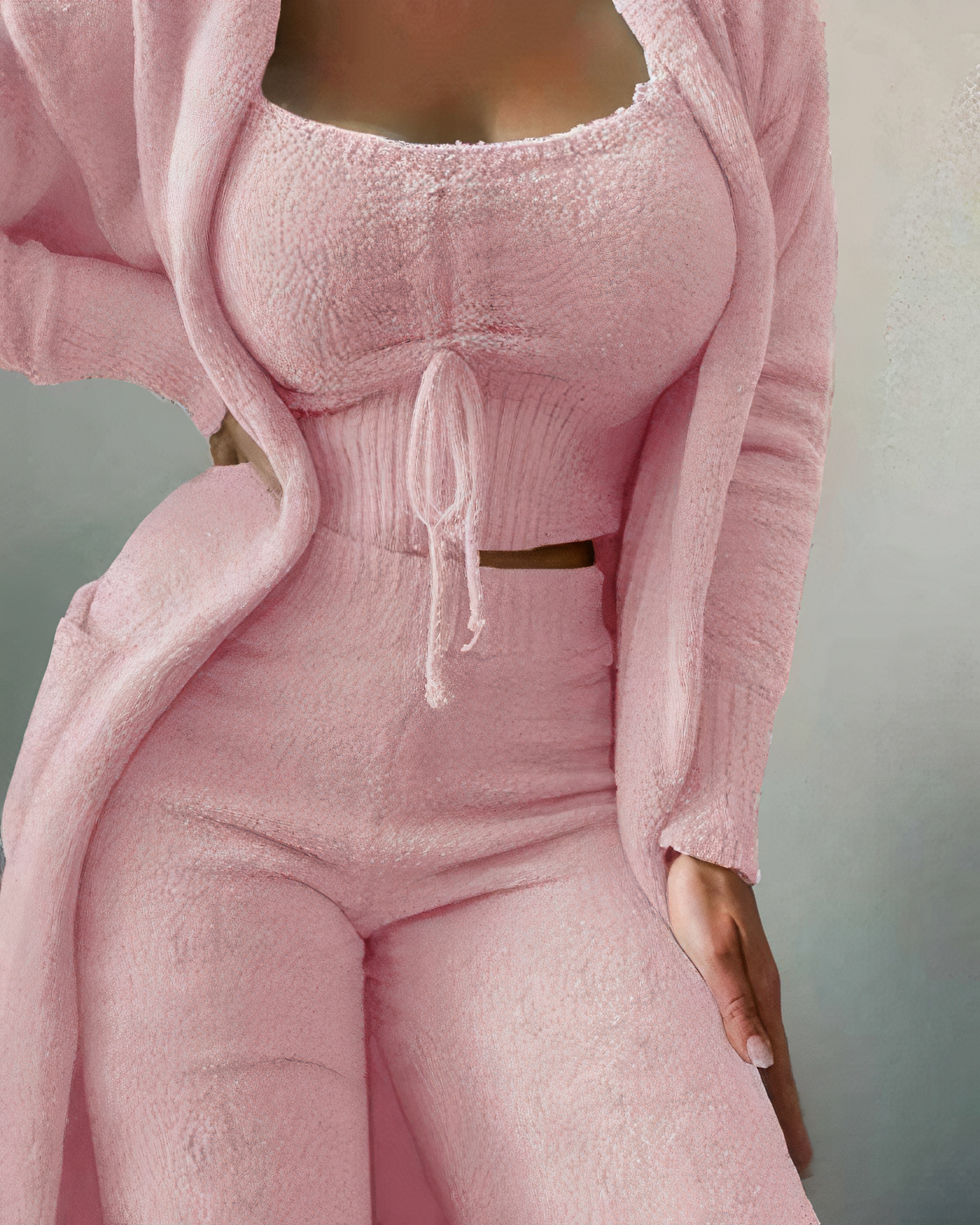 Winter 3-delige pyjama set - Paisley