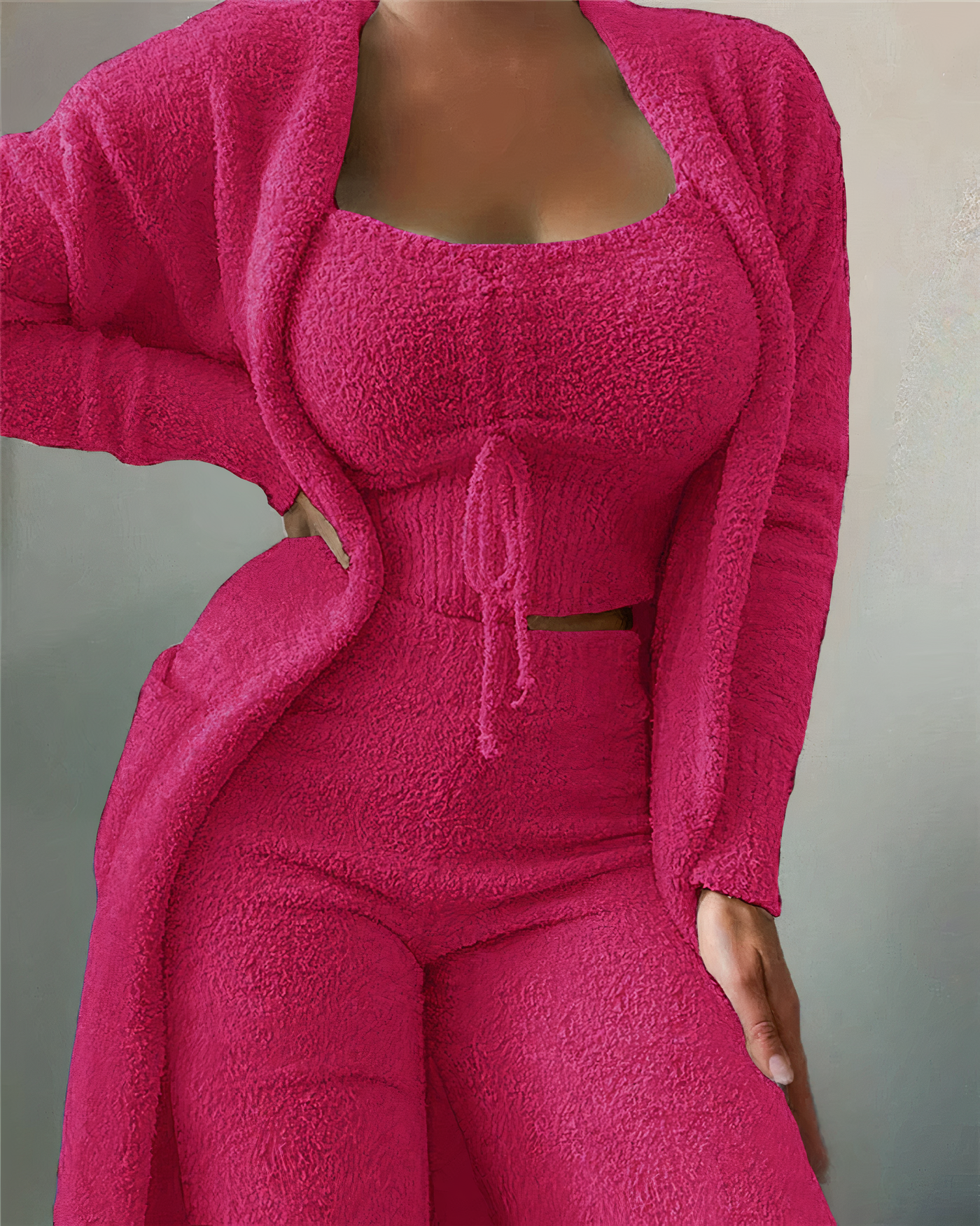 Winter 3-delige pyjama set - Paisley