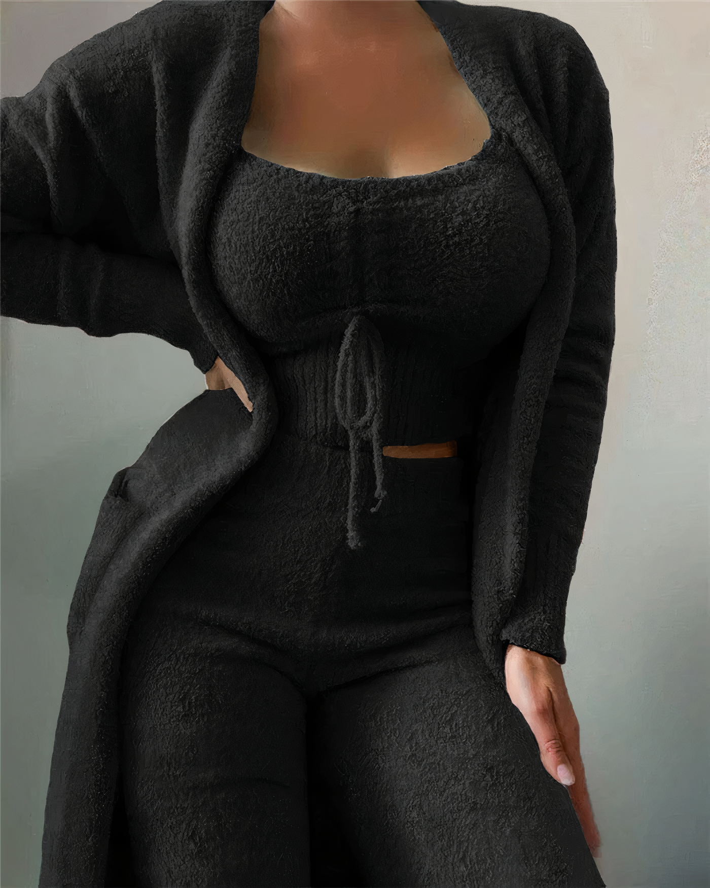 Winter 3-delige pyjama set - Paisley