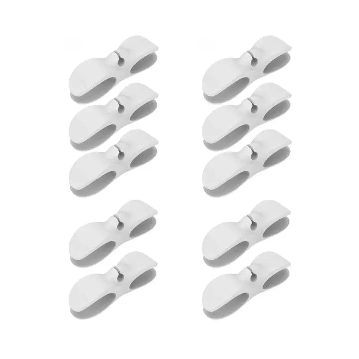 Zelfklevende Kabelorganizer – Voor Meer Orde in het Dagelijks Leven (10 Stuks)