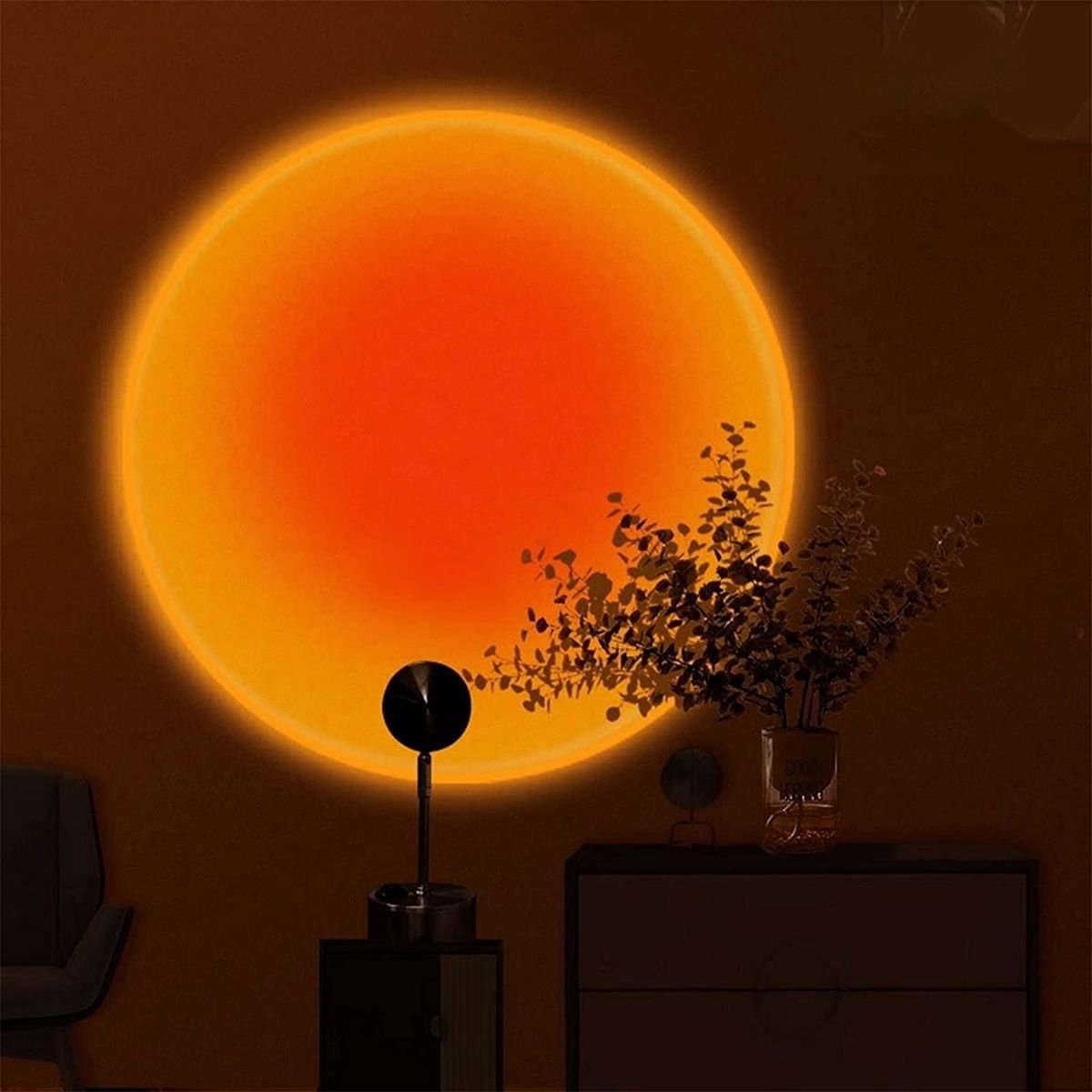 Zonsondergang Ambiance Tafellamp | Warme LED Verlichting voor een Gezellige Kamer