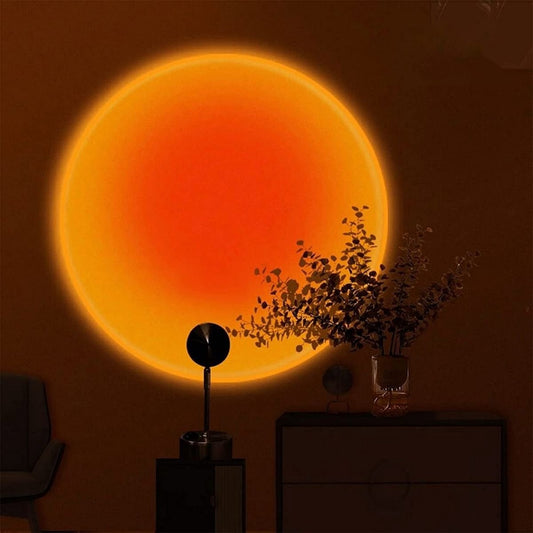 Zonsondergang Ambiance Tafellamp | Warme LED Verlichting voor een Gezellige Kamer