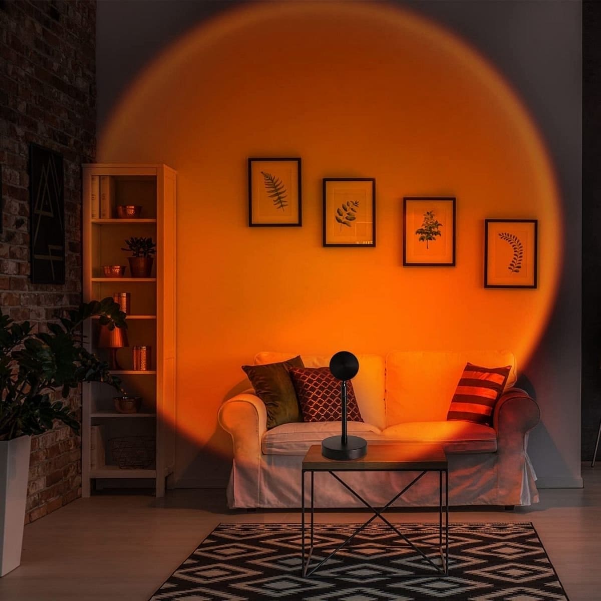 Zonsondergang Ambiance Tafellamp | Warme LED Verlichting voor een Gezellige Kamer
